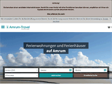 Tablet Screenshot of amrum-travel.de